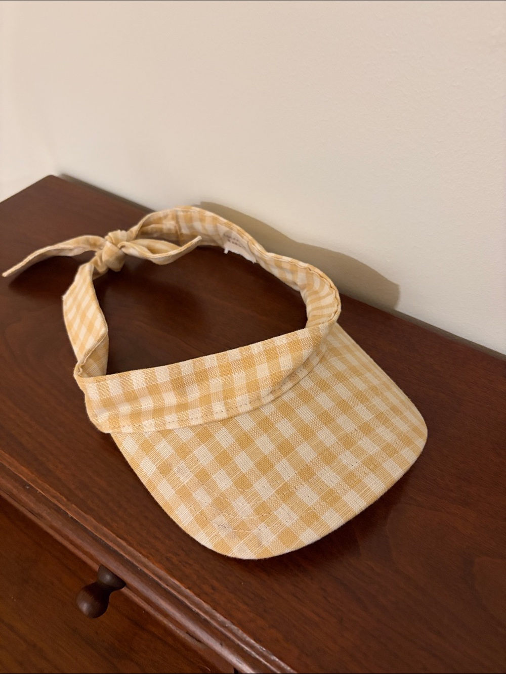 Loeffler Randall gingham visor